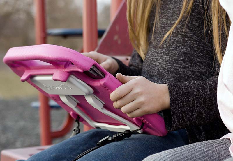 Image of child using Versa at a playground