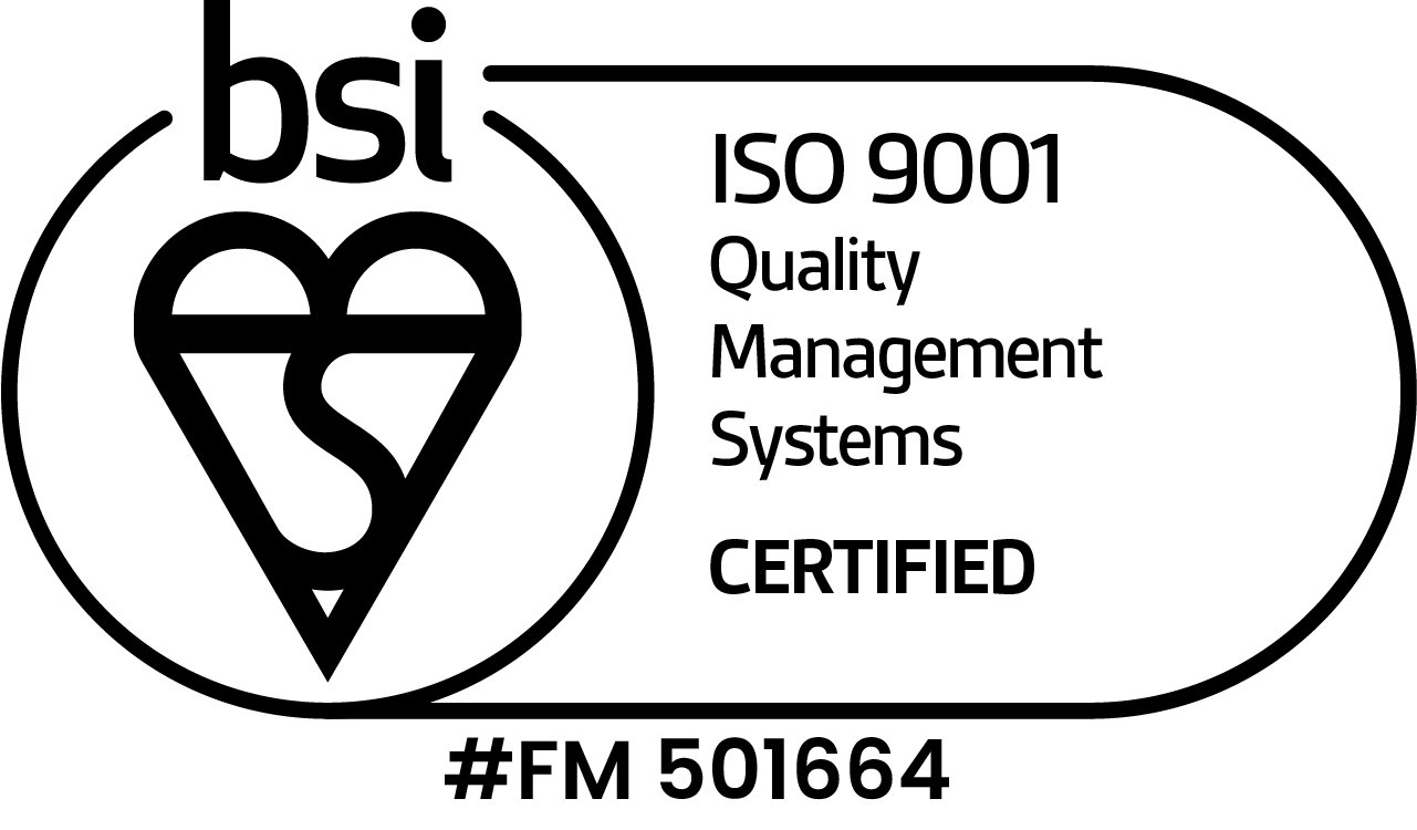 seal and registration number for ISO 9001 certification