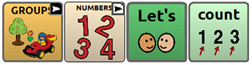 WordPower 60 Basic Lets Count Button