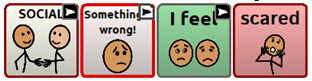 WordPower 60 Basic Scared Button